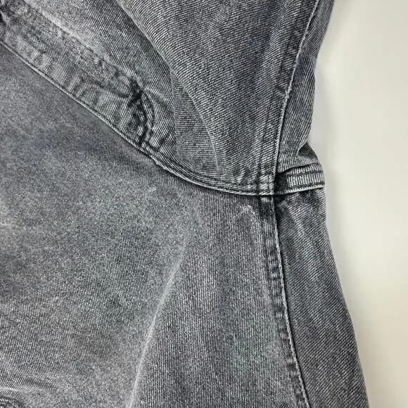 Vintage Lee Riders Mom Jean Union Made Washed Gray Denim 27x30 Size 9 Med 80s - Picture 8 of 11